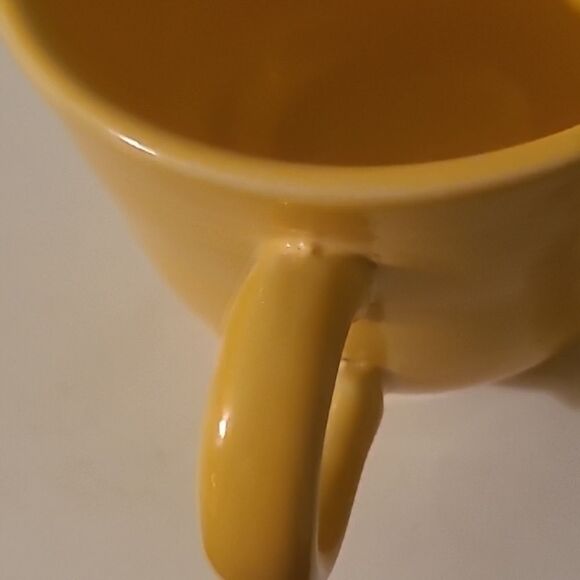 - Fiestaware Yellow Cup and Saucer Set - Picture 5 of 9